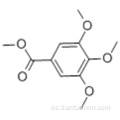 Ácido benzoico, 3,4,5-trimetoxi, éster metílico CAS 1916-07-0